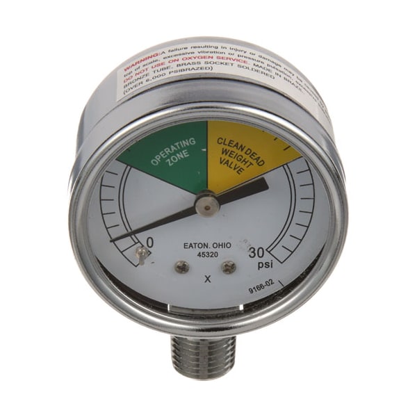 Henny Penny Press Gauge, 0-30Psi , 2"Dial, 1/4"Mpt 16910 - main